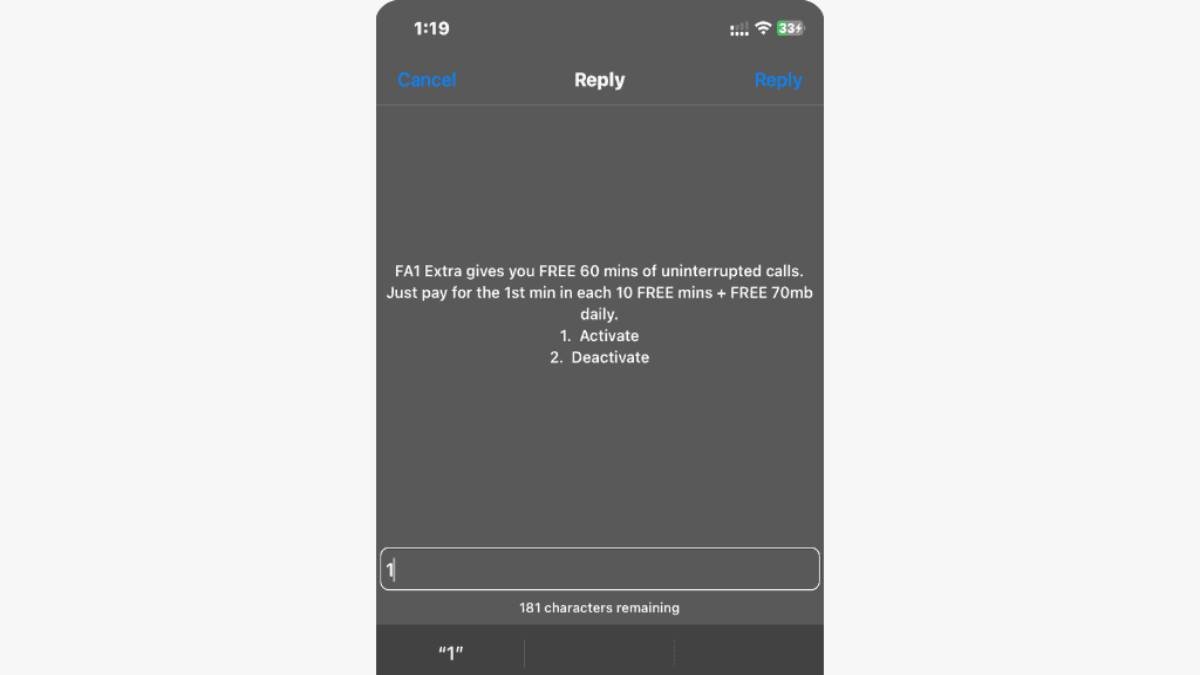 How to subscribe to MTN Free After 1 Extra to enjoy 60 mins calls