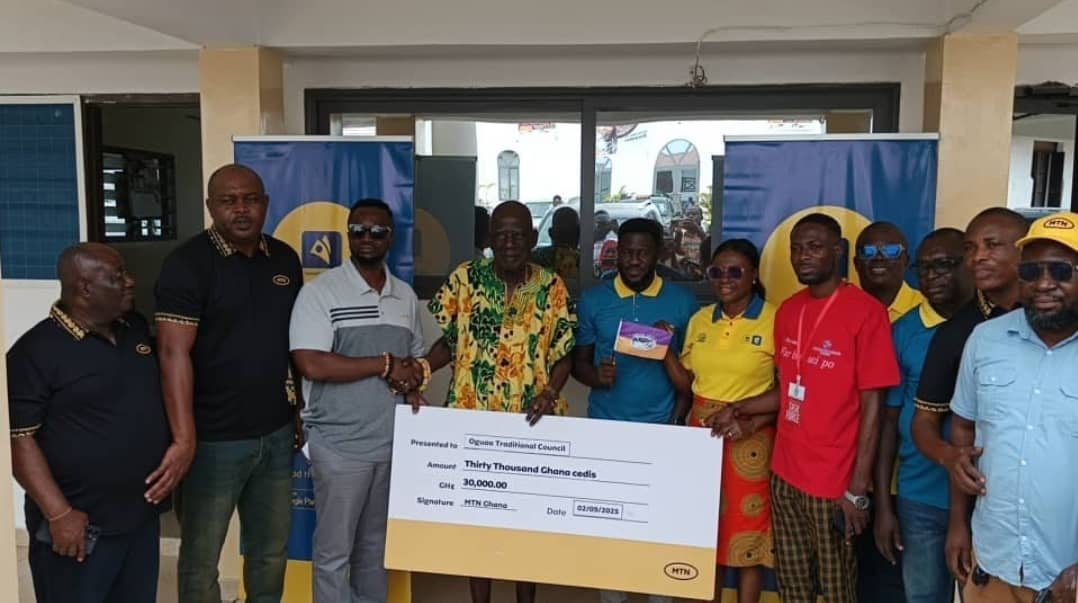 MTN Supports Cape Coast Fetu Afahye with Cash Donation and Free Data Offers